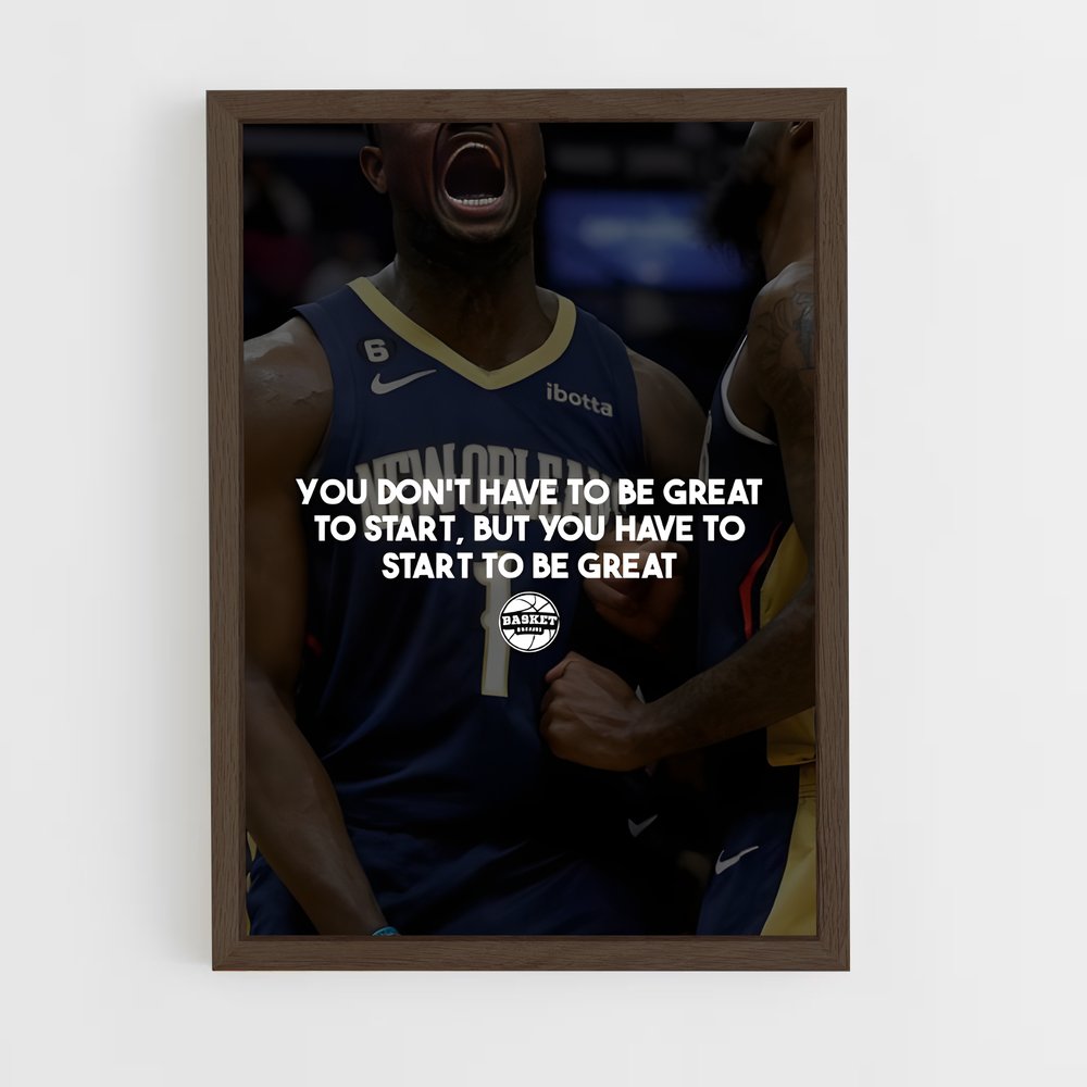 Poster Greatness Awaits – affiche Basketball (vue 5)